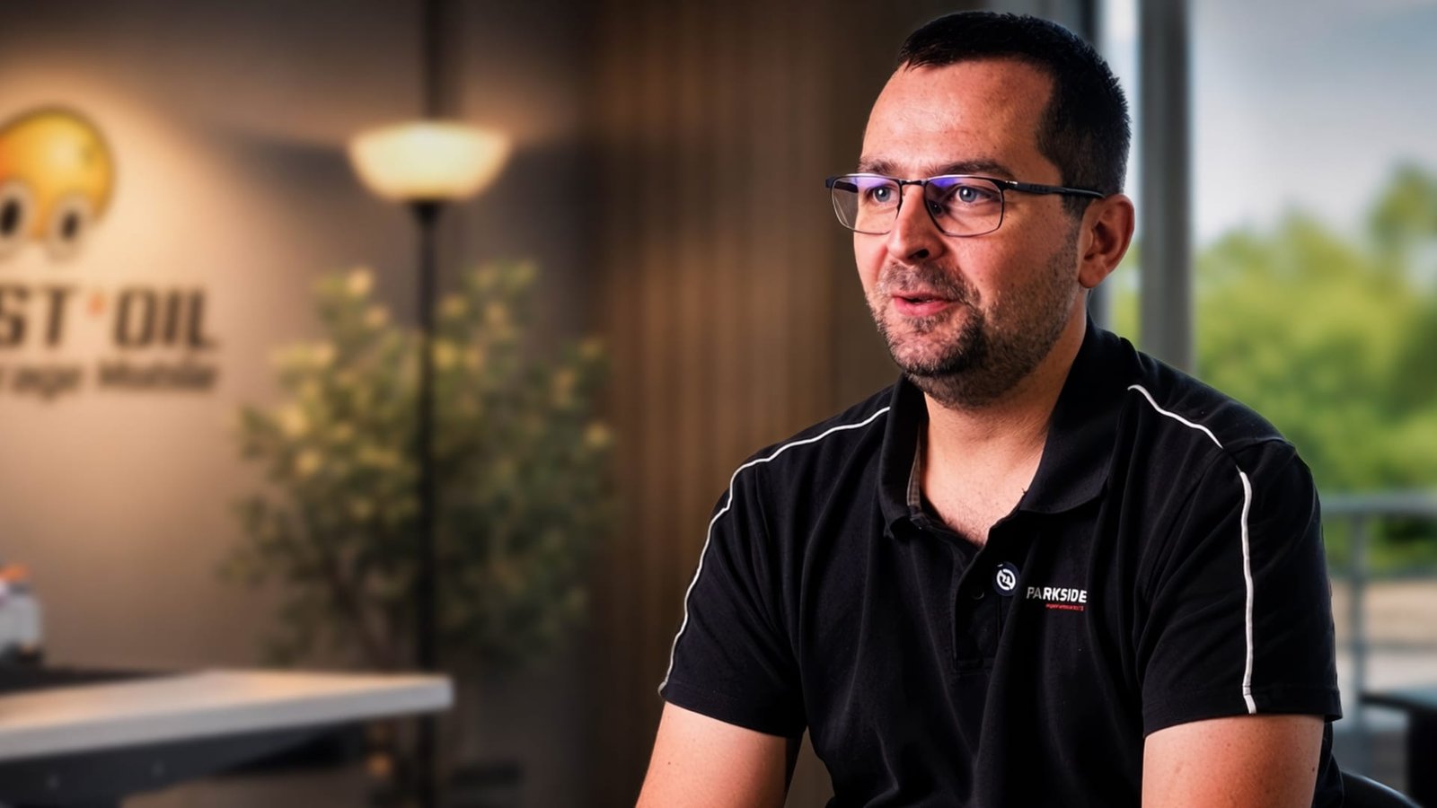 Interview d'un franchisé Best Oil lors d'un tournage Zoom Création